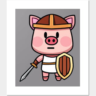 Spartan Pig Posters and Art